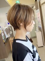 ケンジ 洋光台(KENJE)&nbsp;抜け感前髪長めショート　style by 田爪【洋光台美容室】