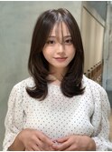 姫カットレイヤー/レイヤーカット/韓国風巻き/顔周り/前髪/大宮