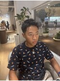 メンズショートベリーショート短髪ツーブロあり