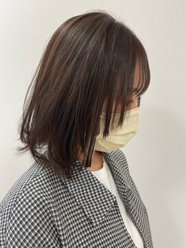 ケンジ 平塚ラスカ店(KENJE) ミディアムヘア/暗めカラー/グランマッシュ/平塚