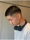 調布スパイキーショートアップバングボウズフェード