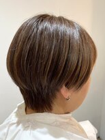 ジュイール(jouir)&nbsp;三鷹ショートボブくびれショートイルミナカラー顔周りレイヤー