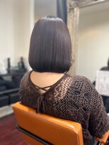 ローレン(LOREM)&nbsp;Aラインワンカールボブ11.12暗めカラー