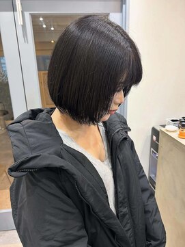 ソヨン 心斎橋店(SOYON) 首元スッキリ、あごボブ