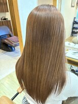 ニクスフリー(nix free)&nbsp;冬の美人見せ◎小顔レイヤーブリーチ無し透明感カラー