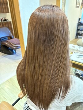 ニクスフリー(nix free) 冬の美人見せ◎小顔レイヤーブリーチ無し透明感カラー