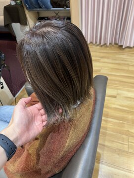 フェリエットバイビークール(feliette by Be-COOL) 【feliette】ボブのバレイヤージュ