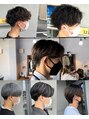 ヘアーデザイン ディードット ウル(D. ulu)&nbsp;マッシュスタイル&センターパート