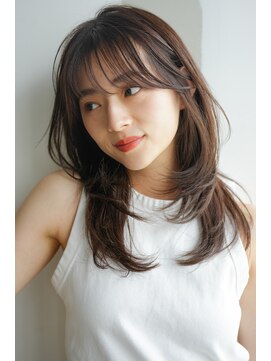 エインアンリー 明治神宮前(AIN.ANLY.) ミディアムパーマ、毛先パーマ、ミディアムゆるめパーマ