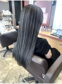 《グレー×シルバー》コントラストハイライト