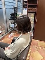 シャンプーボーイ 佐賀(SHAMPOO BOY)&nbsp;白髪ぼかし×パーマで立体感が出てスタイリングし易いスタイル