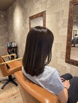 ヘアサロン アプリ(hair salon APPLI) ほんのりオリーブ!9トーンブラウン
