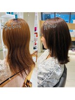 クラメール 黒崎コムシティ店(Kraemer)&nbsp;モカベージュ×くびれミディアムレイヤー