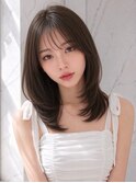 ワンホンヘアダブルカラーバタフライカット前髪ありくびれヘア☆