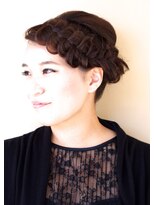 ヘアメディアブロー(Hair Media BLOW) 編み込みアップ