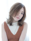 ラフウェーブミディスタイル☆