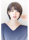 【sheta/ AI】耳かけナチュラル小顔ショートボブ