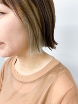 スタートウキョウ 渋谷(STAR TOKYO)&nbsp;【STAR TOKYO】インナーカラー×切りっぱなしボブ［渋谷道玄坂］