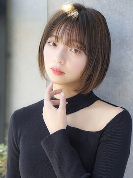 エインアンリー 表参道(AIN.ANLY.) 前髪あり小顔大人内巻きボブ20代30代40代【AIN.表参道】川原大地