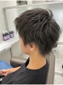 大人気ダークグレージュカラー　爽やかショート　トレンドカラー