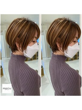 マージュ ギンザ(marju GINZA) シフォンショート・ショートボブ・30代ショート・40代ショート