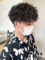 クオル 立川(QOL)&nbsp;ツイストスパイラルパーマ波巻きスパイラル刈り上げマッシュ