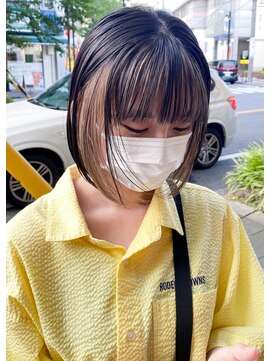 ロジェ(loje) 【loje】ぱつっとボブ＊インナーカラー