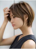 前髪あり大人ショート20代30代40代【AIN.表参道】川原大地