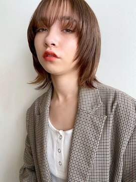 ガレージ バイ グリーン 原宿 表参道(Garage by green) 【loki】ボブ×モカブラウン