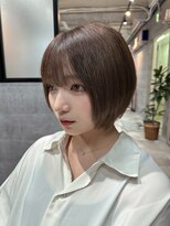 ルイス(L'wis)&nbsp;The 小顔ショートボブ♪小顔になりたい方は比佐野にお任せ♪