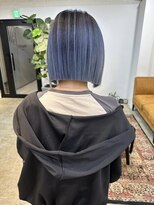 メリー オオサカ(Merly Osaka)&nbsp;人気急上昇！ブルー系カラー_blue ash balayage_