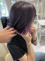 ルク(Luc.)&nbsp;イヤリング×ラベンダーパープル