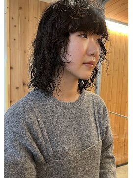 オアシス(oasis) 【oasisシュン】マッシュウルフにパーマ