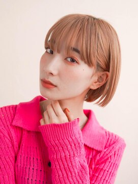 ジュール 大分(Joule) ミディアムヘア/斜めバング/グレージュカラー/大分駅