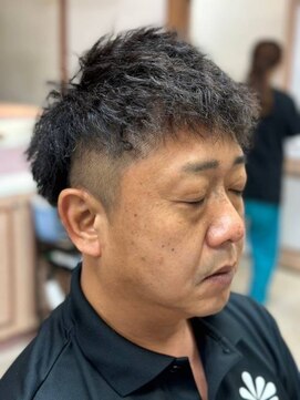 アポロカットステージ 相模大野店 アップバング/ツーブロックマッシュ<理容室>[メンズ/相模大野]