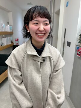 ナック 茶屋町(knack chayamachi) くるくるパーマ×ボブ