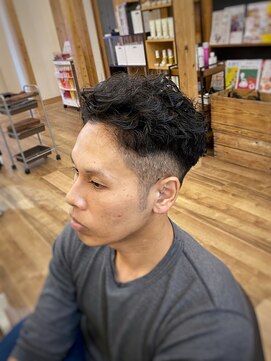 ロルド シェリ(Rold Cheri) 【山本智文】リバースパーマボックスショート