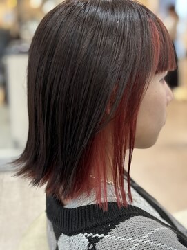 シャルムヘアー(charme hair) 韓国系フェイスフレーミングインナーカラー。