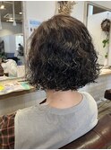 ふわふわウェーブパーマスタイル