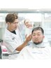 【新規】平日限定！！＜理容室＞眉・顔剃り、付き￥4000＜理容室＞