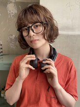 ロジ(loji) ボブ、ニュアンスパーマ〈鈴木〉