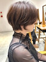 ビューブルー 亀戸錦糸町(VIEW BLUE)&nbsp;大人ショートボブ丸みショートカットマッシュショート前髪あり