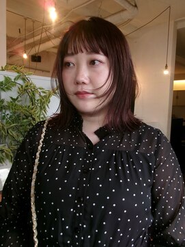 デンヘアデザイン(DEN hair design) 伸ばしかけセミボブ
