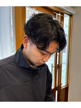 チュール(ture) センターパート【メンズ/ニュアンスパーマ/パーマ/眉毛】