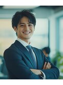 #MEN`S HAIR#サイドパート#ジェントルマン#ダブルカラー#