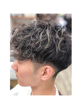 ヘア ナヴォーナ 千代ケ崎店(hair NAVONA) ホワイトメッシュパーマ