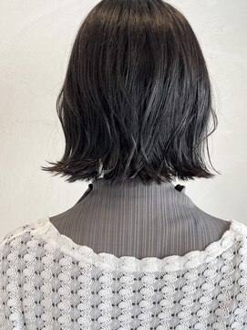 切りっぱなし○アイスグレージュ