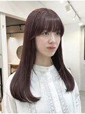 イメチェン/ホワイトブロンド/外ハネボブ/美髪/ワイドバング