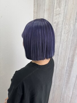 シエル 立川店(CIEL) 【CIEL×久光】ブルーヴァイオレットボブ