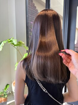 サロンドゥユウ(salon de yu)の写真/《髪質改善水素トリートメントで通う度に綺麗になれる》サロンでのケアからご自宅でのケアまでサポート◇